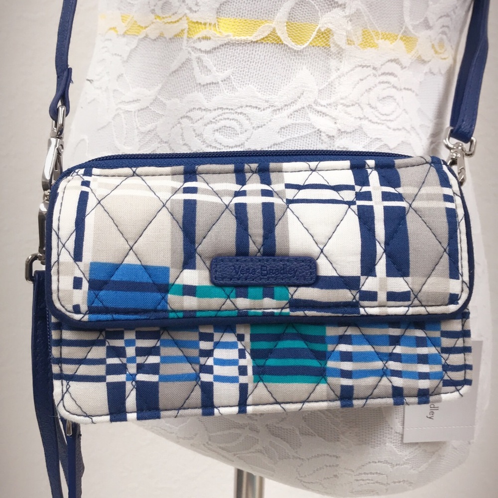 Vera Bradley allin1 phone wallet Santiago woven